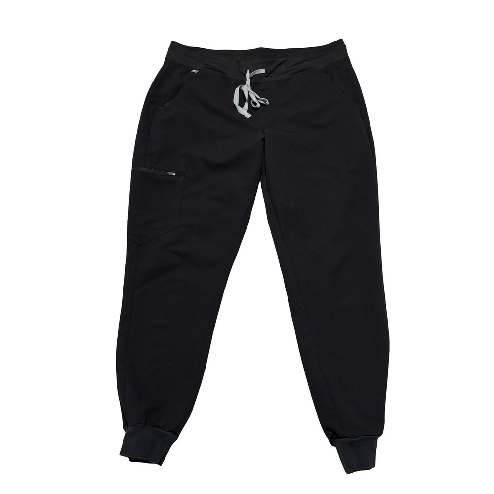 FIGS Technical Collection Black Jogger Pants Size Large 32 x 28